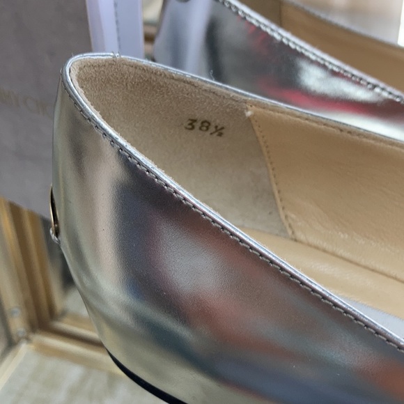 Jimmy Choo Metallic Flats - Picture 3 of 12